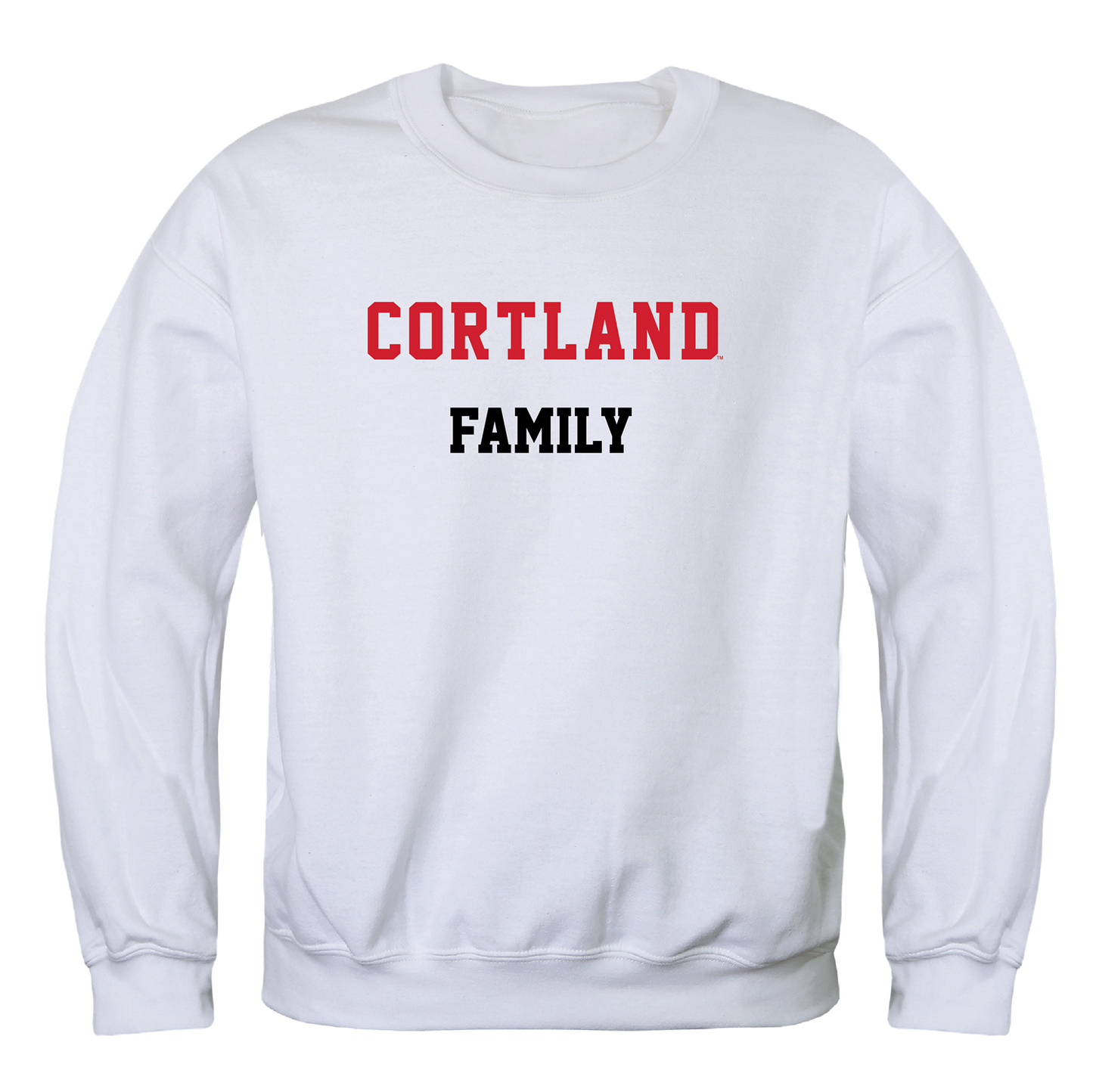 SUNY Cortland Red Dragons Family Crewneck Pullover Sweatshirt Sweater