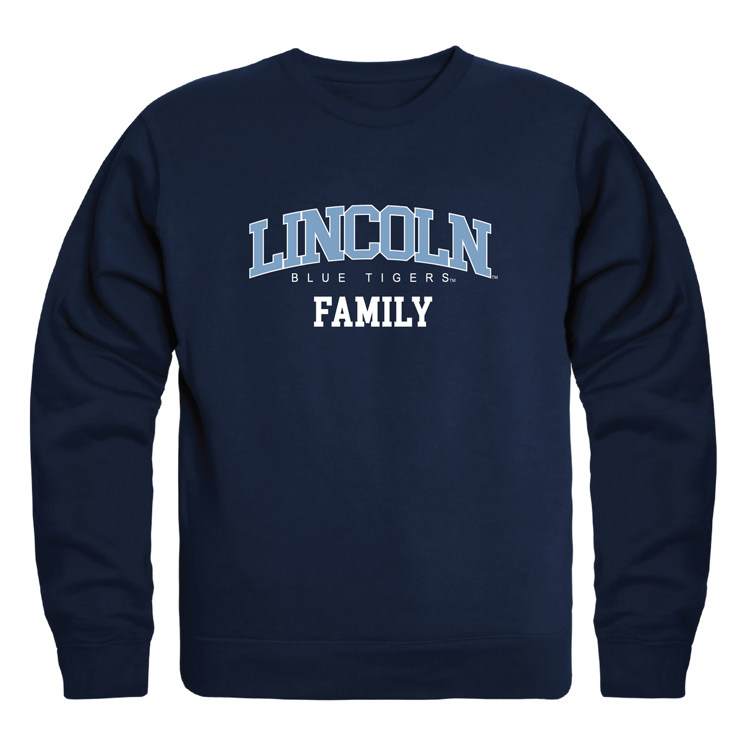 Lincoln University Blue Tigers Family Crewneck Pullover Sweatshirt Sweater