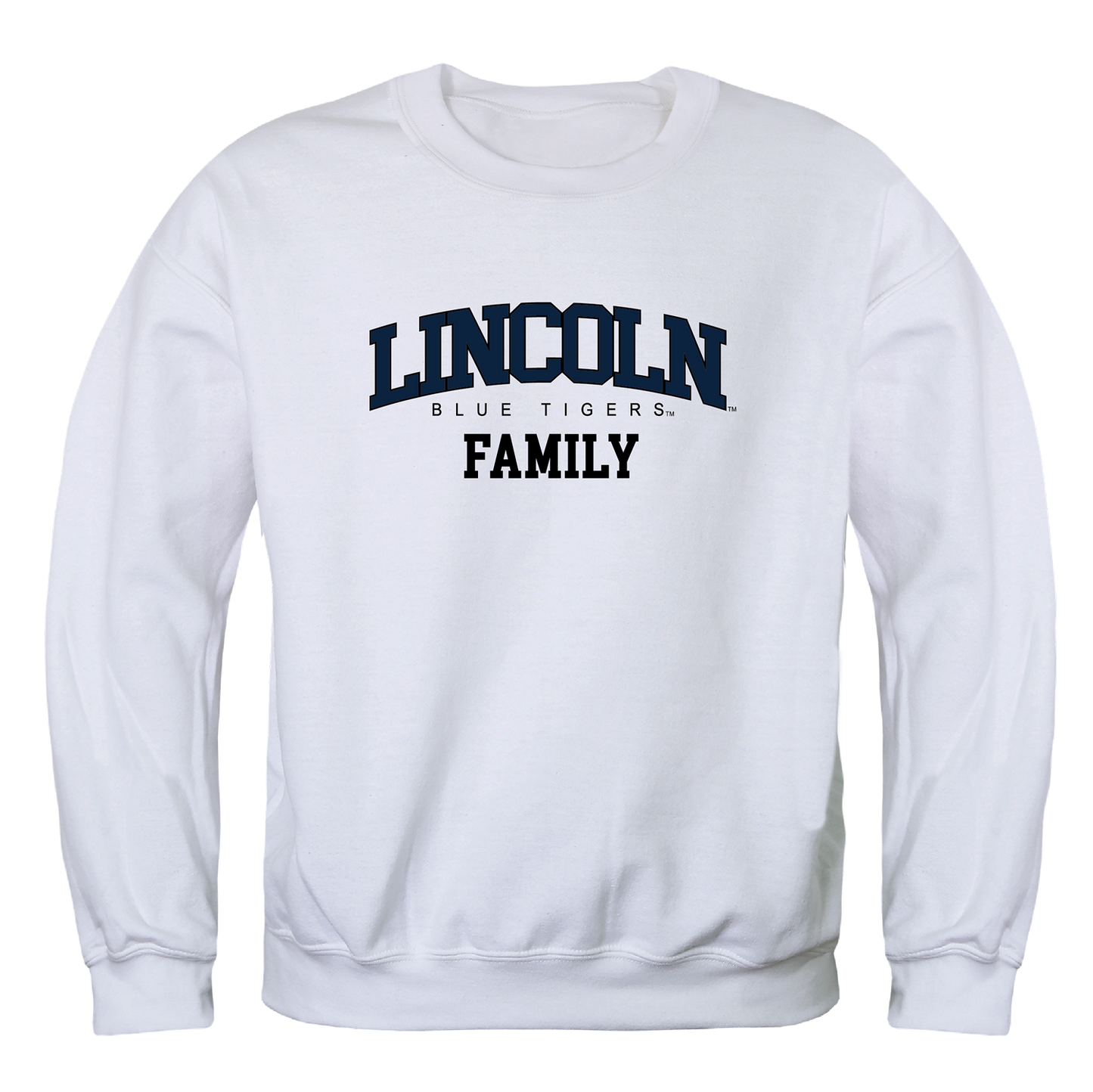 Lincoln University Blue Tigers Family Crewneck Pullover Sweatshirt Sweater