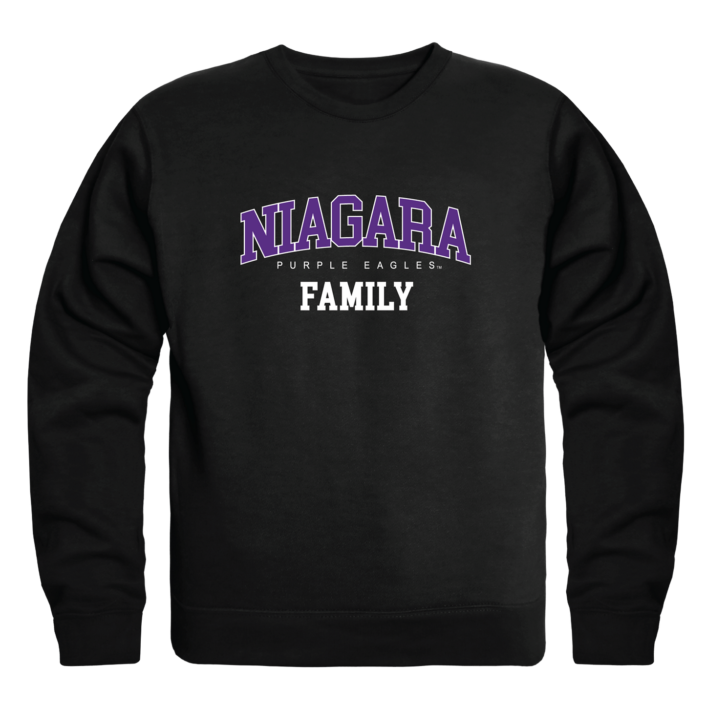 Niagara University Purple Eagles Family Crewneck Pullover Sweatshirt Sweater