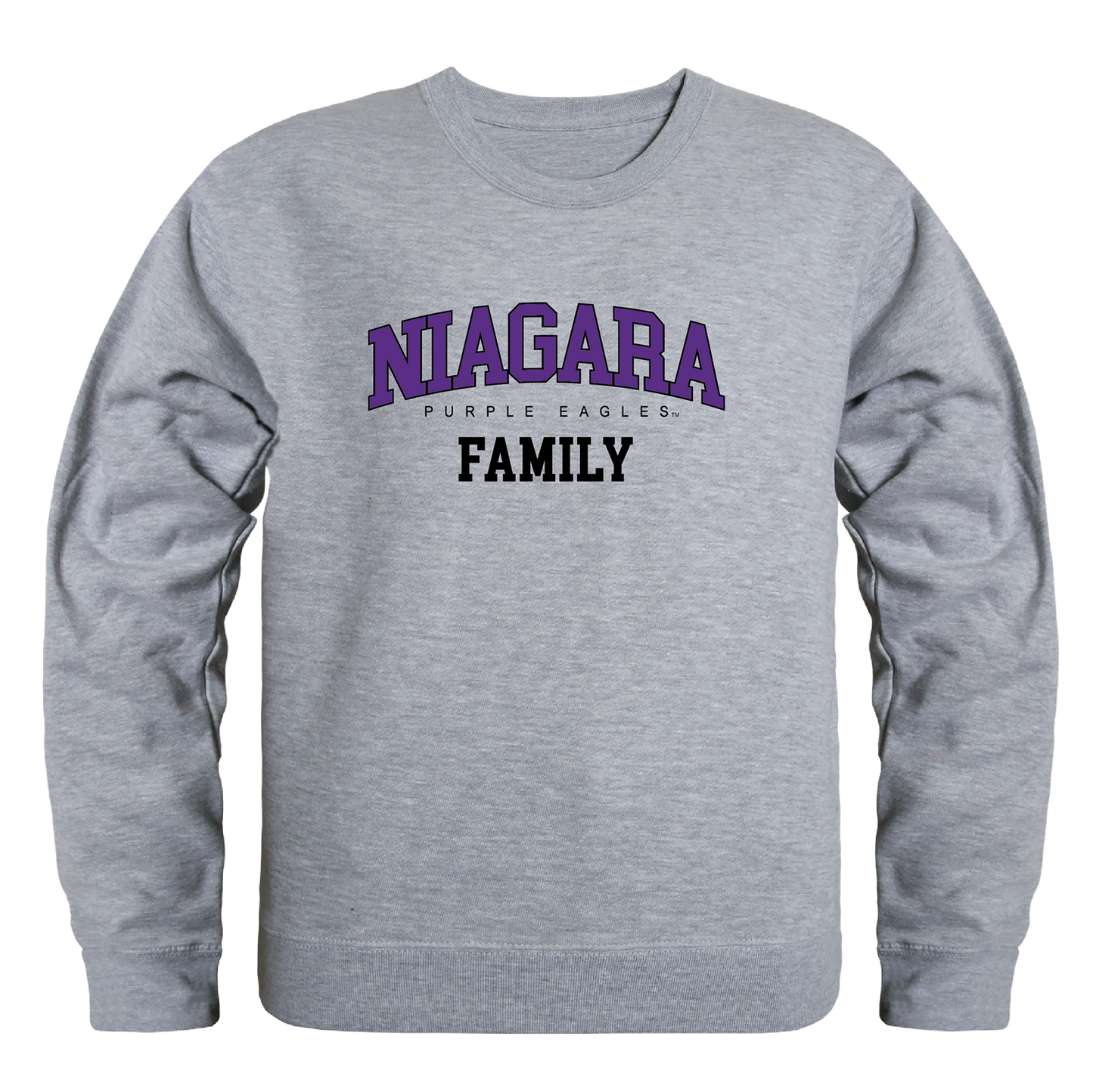 Niagara University Purple Eagles Family Crewneck Pullover Sweatshirt Sweater