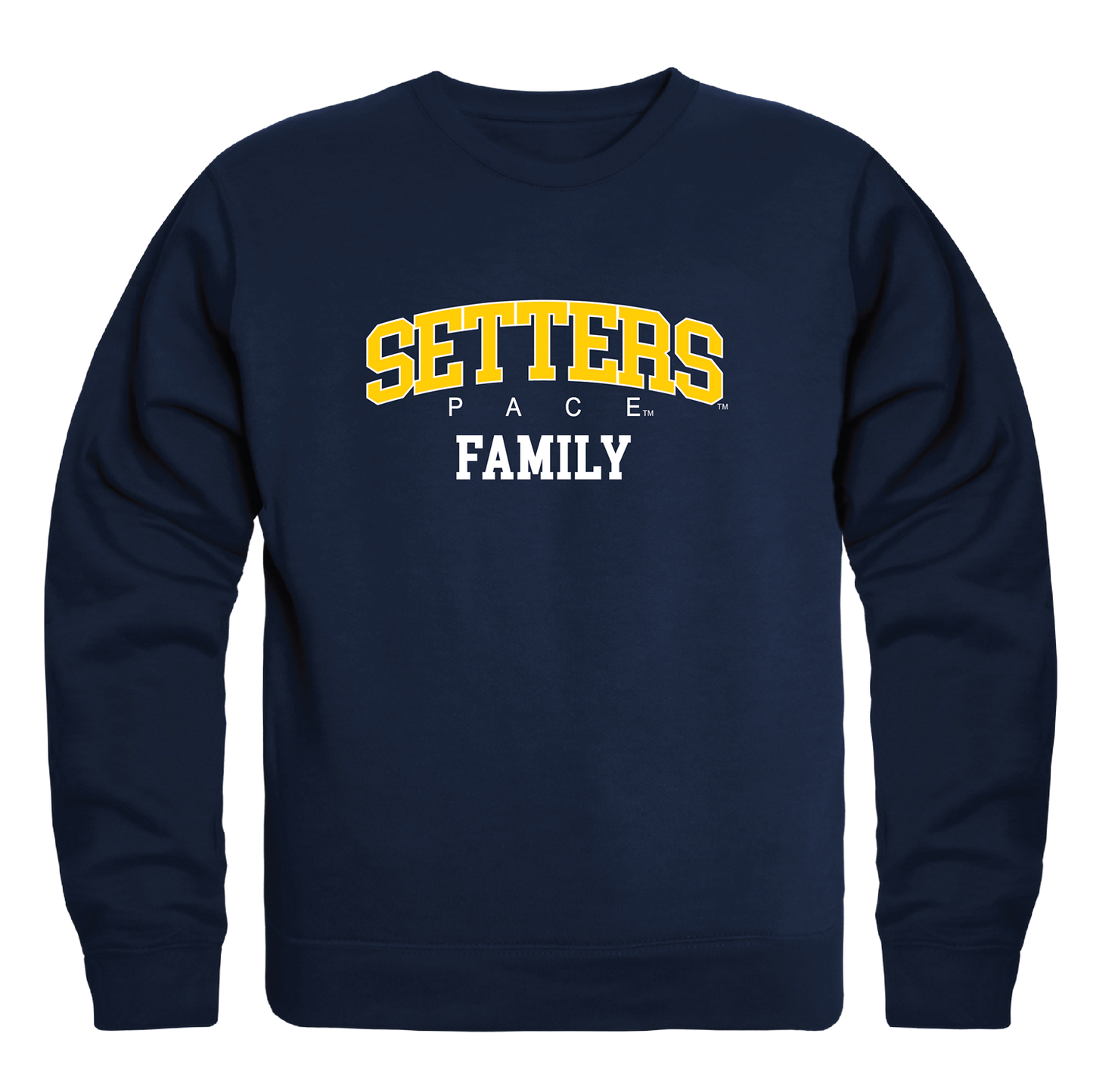 Pace University Setters Family Crewneck Pullover Sweatshirt Sweater