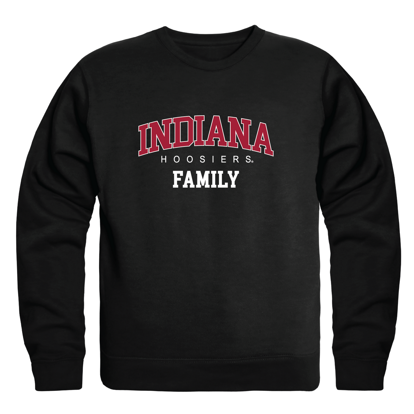 Indiana University Family Crewneck Pullover Sweatshirt Sweater