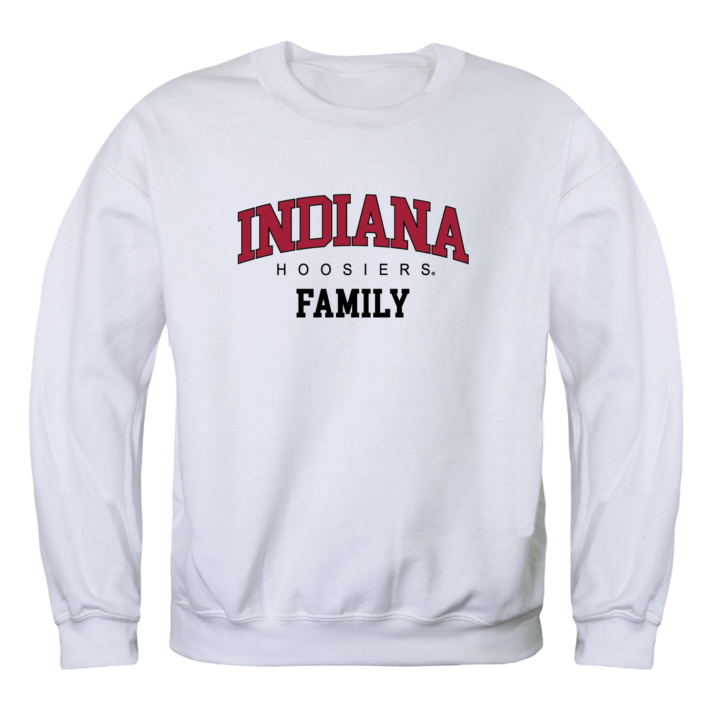 Indiana University Family Crewneck Pullover Sweatshirt Sweater